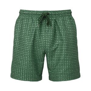 Wombat Mens All-Over Print Swim Shorts / Green